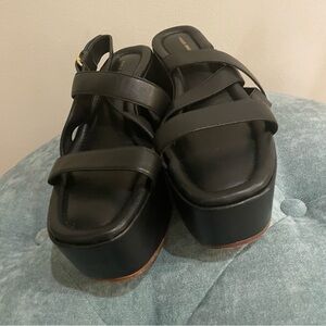 Mansur Gavriel Black Platforms